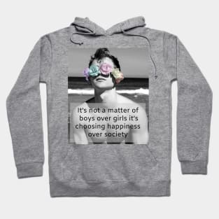 happiness over society Hoodie